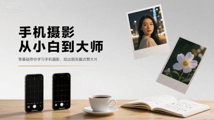 从手机小白到摄影大师 轻松拍出朋友圈点赞大片-九零创业网