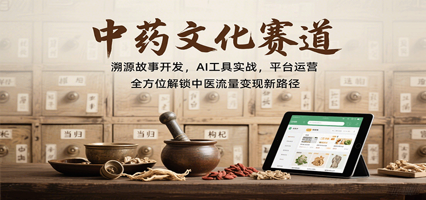 中药文化新纪元 溯源AI赋能 流量变现新攻略