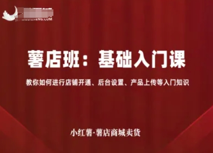 小红薯开店攻略 轻松入门 店铺运营全解析-九零创业网