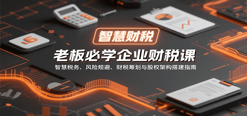 老板必学 智慧税务导航 风险规避与财税优化策略
