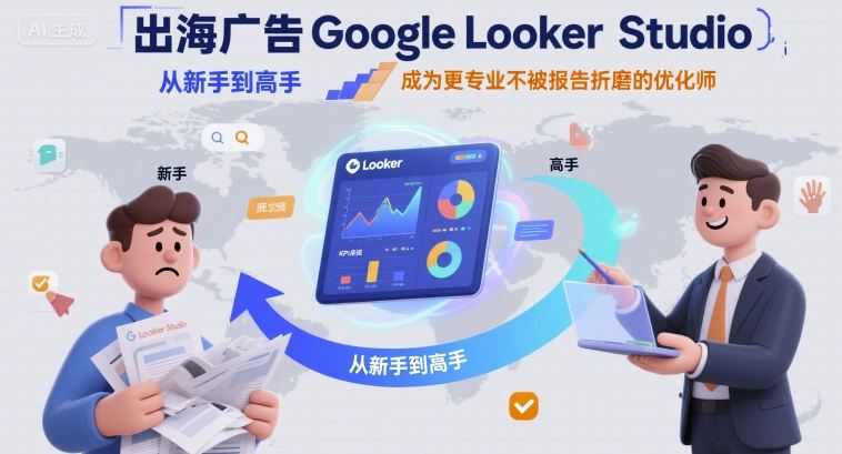 从新手到高手 Google Looker Studio广告优化 告别报告折磨-九零创业网