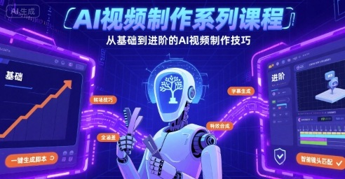AI视频制作从入门到精通 系列课程全攻略-九零创业网