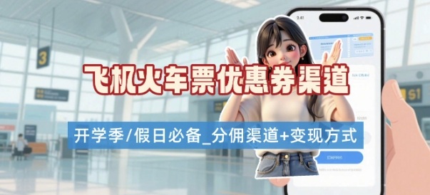 学生党开学必备 机票火车票优惠券攻略速查-九零创业网