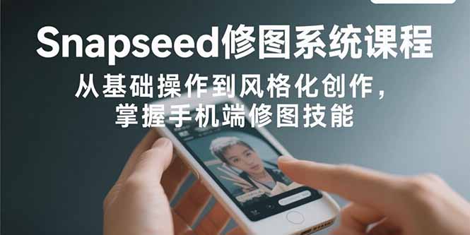 Snapseed修图秘籍 基础进阶 风格化创作一网打尽