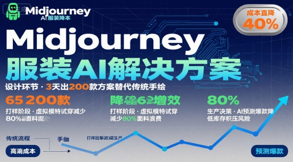 Midjourney AI助力服装企业降本增效新篇章-九零创业网