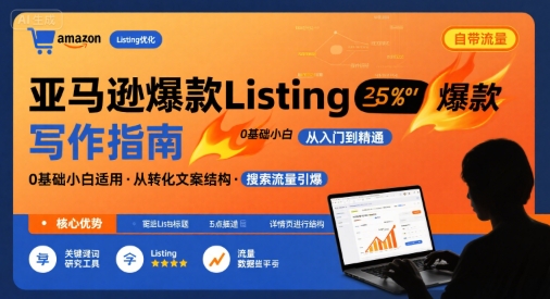 亚马逊爆款Listing 小白速成 打造自带流量爆款秘籍