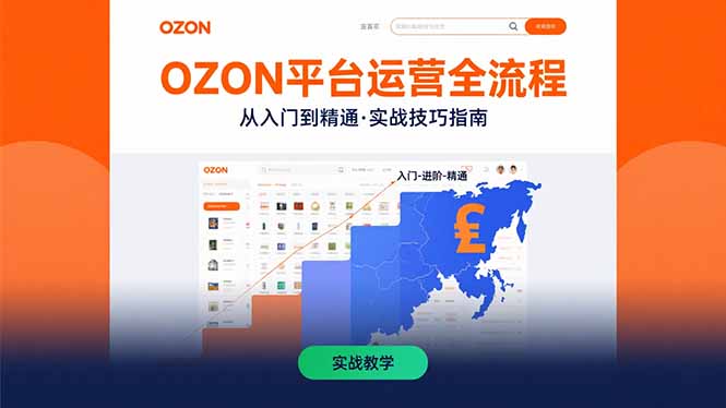 OZON平台运营全攻略 入门精通实战技巧速成