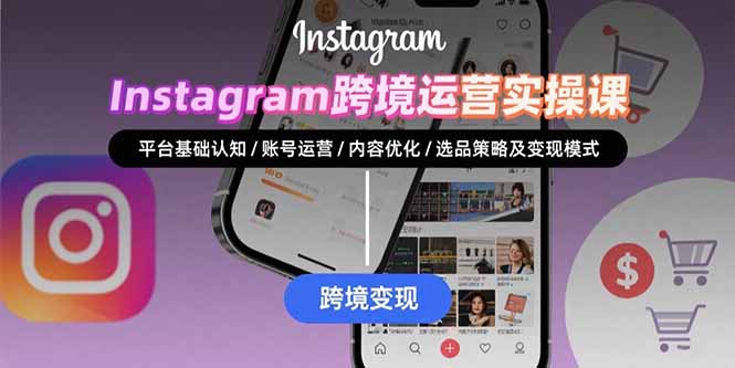 Instagram跨境运营全攻略 平台解析+账号运营+内容优化+选品变现