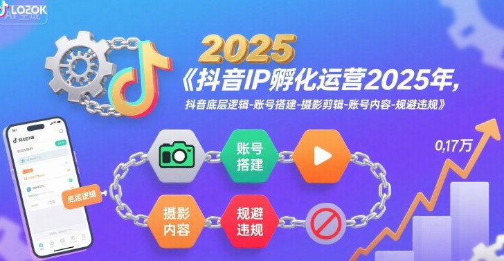 抖音IP孵化2025 揭秘抖音底层逻辑 打造合规爆款内容-九零创业网