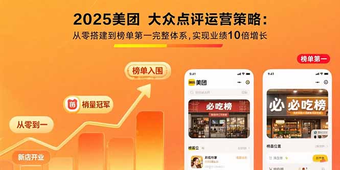 2025年美团点评 零到榜单第一 业绩激增10倍新战略揭秘-九零创业网