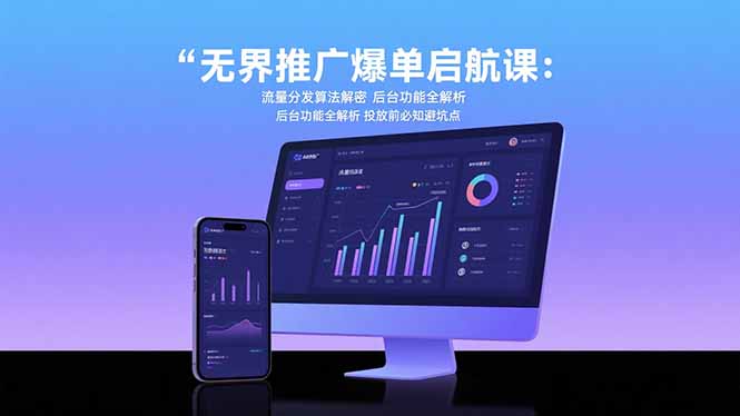 流量算法揭秘+后台解析 启航课助你无界爆单避坑-九零创业网
