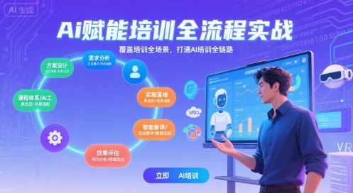 AI赋能培训全链路 全场景覆盖新体验