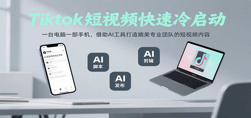 单机AI助力 TikTok短视频冷启动 轻松打造专业级内容