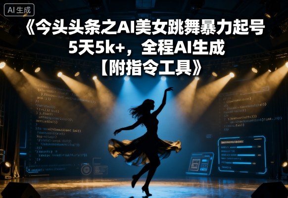 AI美女热舞引热议 5天涨粉过千 AI助阵打造爆款-九零创业网