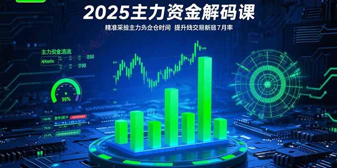2025主力资金解码 掌握建仓时机 短线交易高胜率攻略-九零创业网
