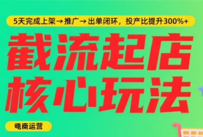 淘宝截流快速开店攻略 暴力起店流程揭秘-九零创业网