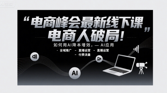 AI赋能电商新高峰 降本增效 破局之道