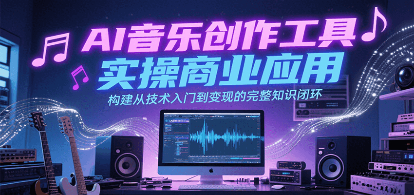 AI音乐创作工具 入门到变现全攻略-九零创业网