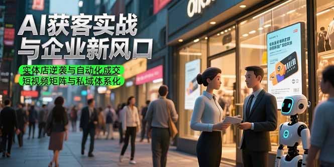 AI赋能实体店 短视频矩阵驱动私域自动化成交新风口