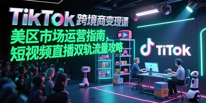 TikTok美区变现攻略 短视频+直播双轨流量秘籍