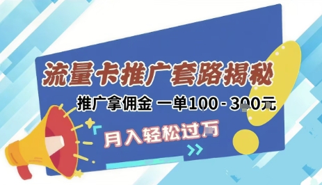 2025年新流量卡项目 0门槛日赚3+ 新手友好速来-九零创业网