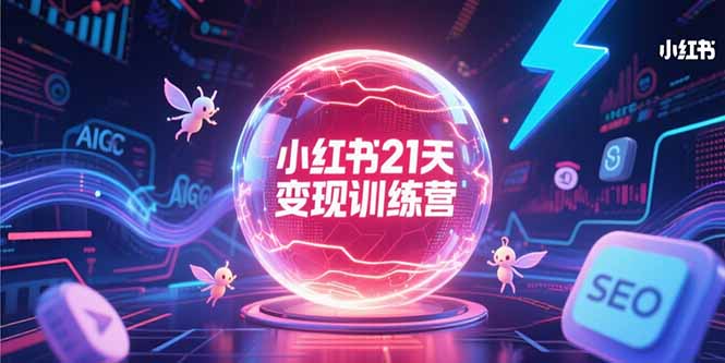 21天小红书变现营 AIGC赋能SEO 快速提升内容影响力-九零创业网