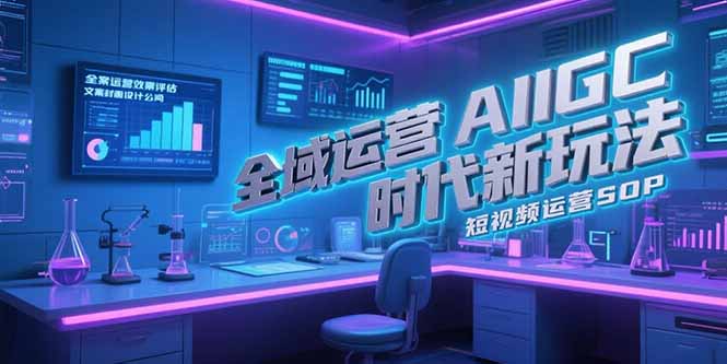 全域运营AIGC新纪元 封面文案+短视频SOP全攻略-九零创业网