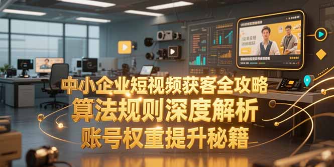 中小企业短视频获客攻略 算法揭秘 权重飙升技巧