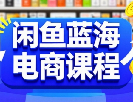 闲鱼蓝海电商速成指南 轻松盈利 一课在手