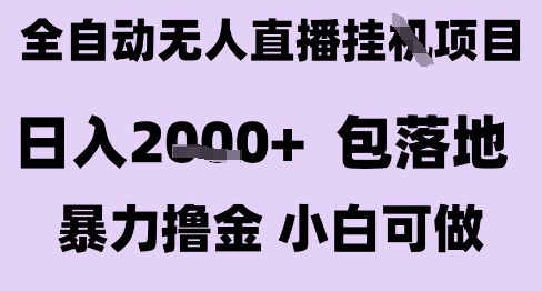 抖音全自动无人直播 日赚2000+ 小白轻松上手
