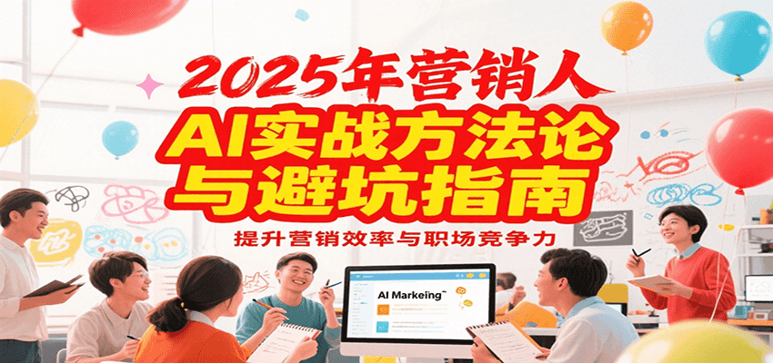 2025营销AI赋能 实战攻略与职场避坑秘籍