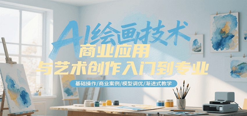 AI绘画技术 商业应用与艺术创作进阶指南-九零创业网