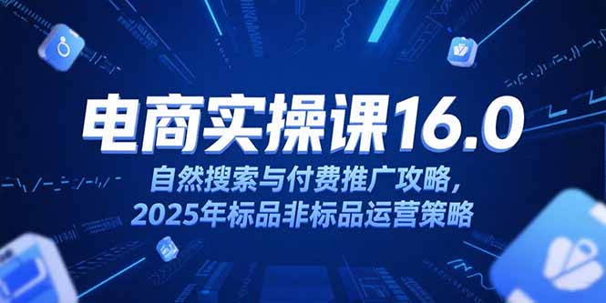 2025电商新策略 淘宝标非标品 搜索付费双管齐下