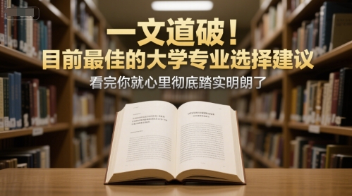 揭秘大学专业选课指南 选对专业 未来无忧-九零创业网