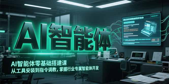AI智能体搭建入门课 从工具安装到指令调教 掌握行业专属开发