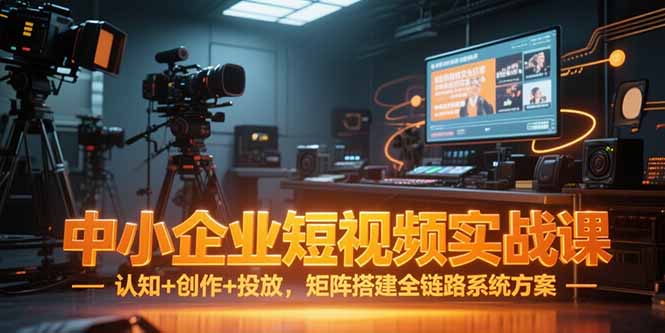 中小企业短视频全链路 认知·创作·投放矩阵攻略