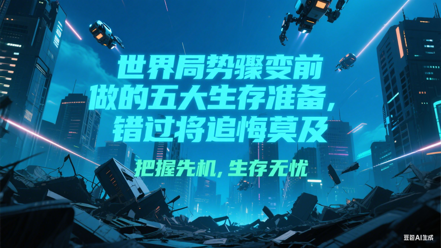 全球动荡前夕 五大生存攻略不容错过-九零创业网