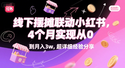 小红书助力摆摊 4月破零月入3万 揭秘实操攻略