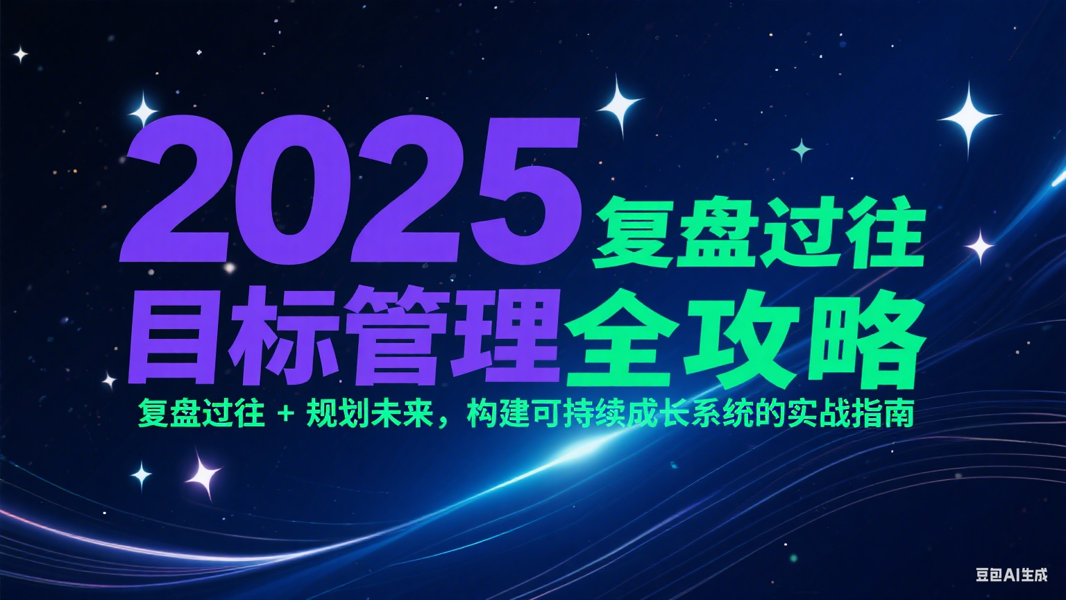 2025目标管理 复盘升级 未来规划 成长系统攻略
