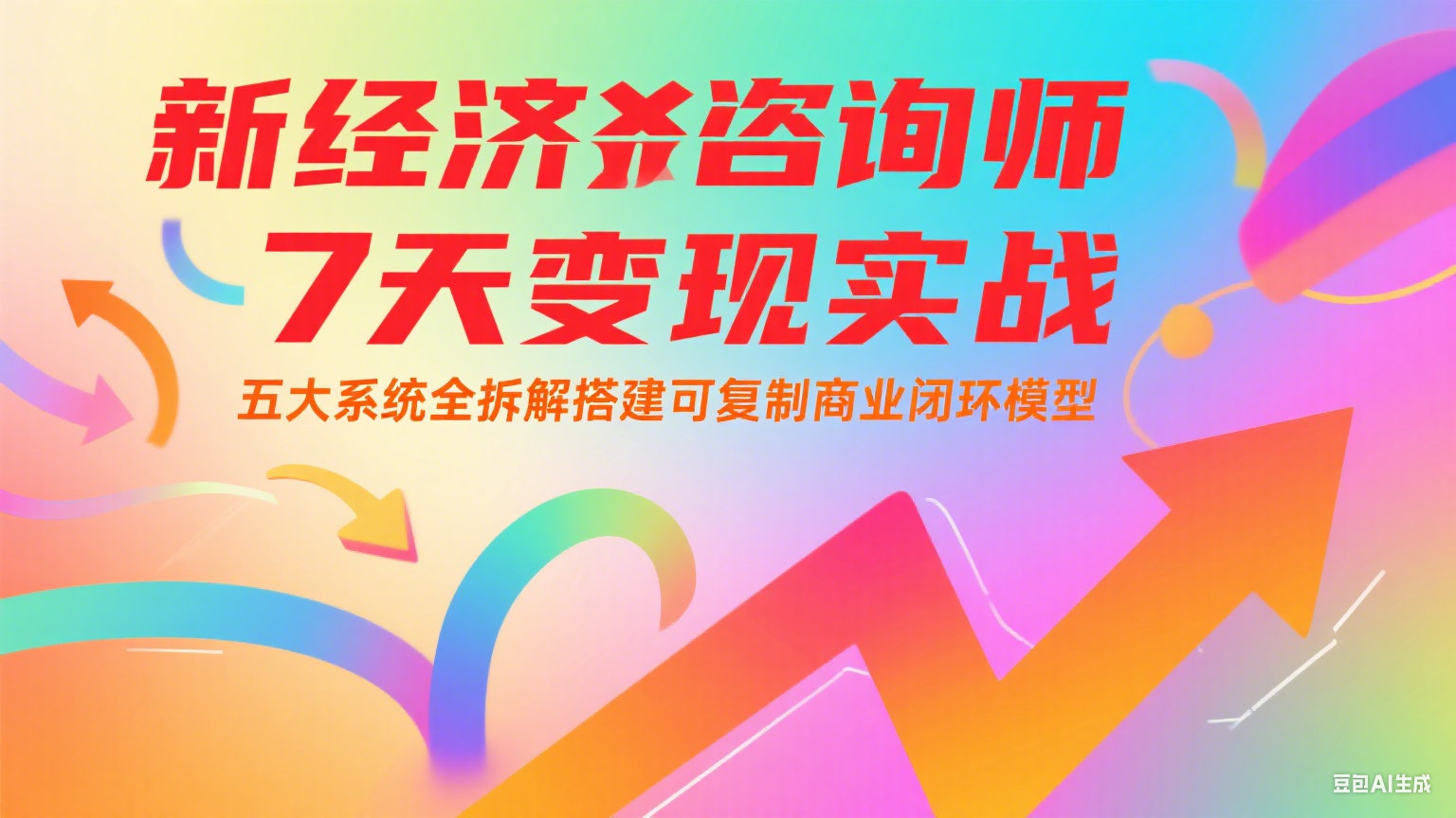 7天速成新经济咨询师 打造可复制商业闭环模型-九零创业网
