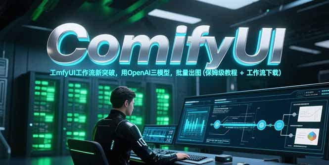 ComfyUI新突破 三模型批量出图 保姆级教程+工作流免费下载