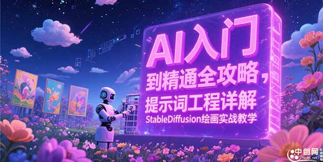 AI入门精通攻略 提示词工程与StableDiffusion绘画实战-九零创业网