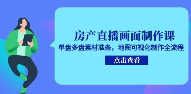 房产直播素材制作 地图可视化全流程解析