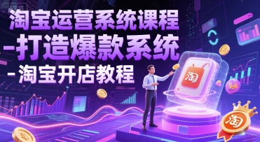 淘宝运营秘籍 打造爆款 开店必学教程-九零创业网