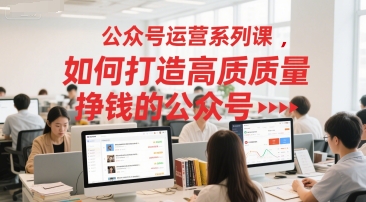 揭秘公众号盈利之道 打造高质内容 轻松赚钱秘籍