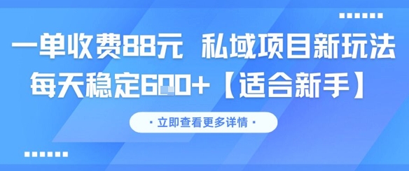 88元私域新攻略 日赚6单轻松入门-九零创业网