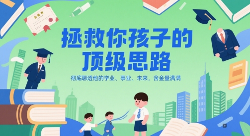 育儿攻略 揭秘孩子学业 事业成功之道