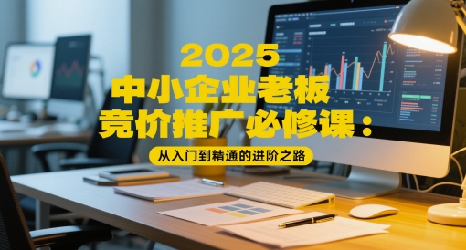 2025中小企业老板竞价推广精通指南 入门到高阶速成课-九零创业网