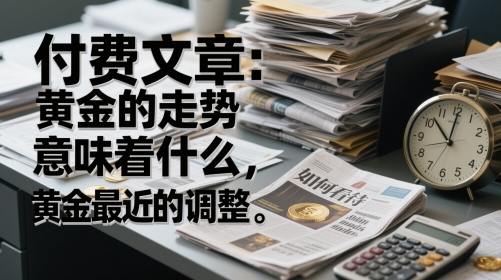 黄金调整预示何种市场动向-九零创业网