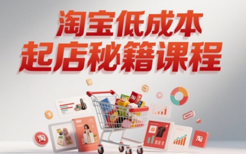 淘宝速成秘籍 低成本起店 弯道超车一步到位